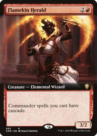 Flamekin Herald CMR-665 Commander Legends Magic card