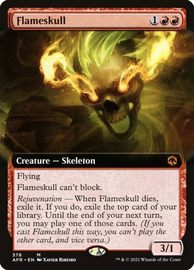 Flameskull AFR-378 Adventures in the Forgotten Realms Magic card