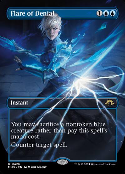 Flare of Denial MH3-326 Modern Horizons 3 Magic card