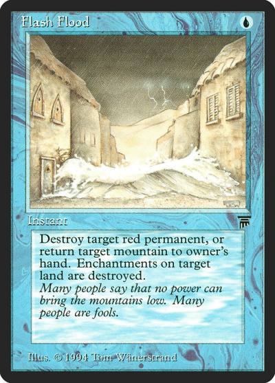 Flash Flood LEG-57 Legends Magic card