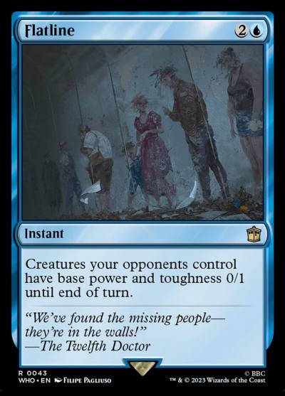 Flatline WHO-43 Doctor Who Magic card