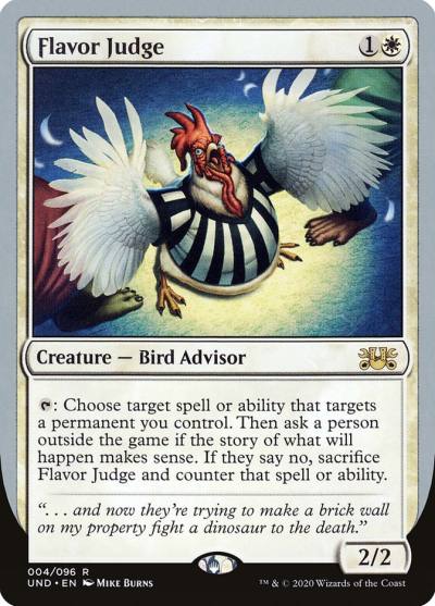 Flavor Judge UND-4 Unsanctioned Magic card