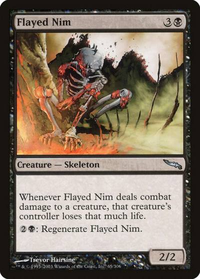 Flayed Nim 65 Mirrodin Magic card