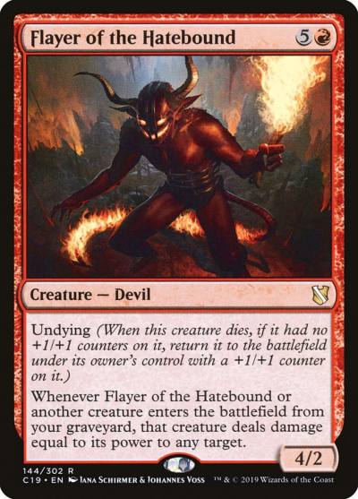 Flayer of the Hatebound C19-144 Commander 2019 Magic card