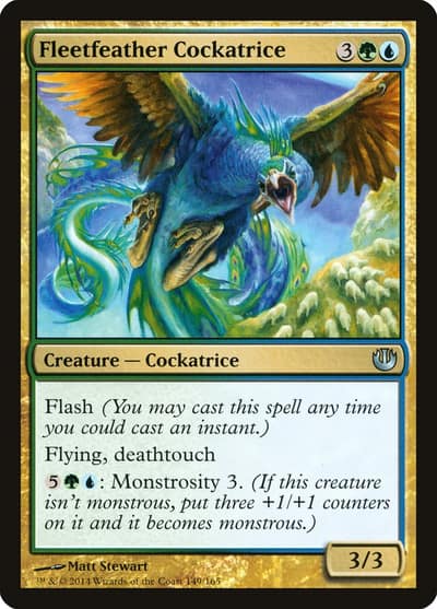 Fleetfeather Cockatrice JOU-149 Journey into Nyx Magic card