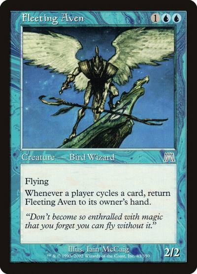 Fleeting Aven 83 Onslaught Magic card