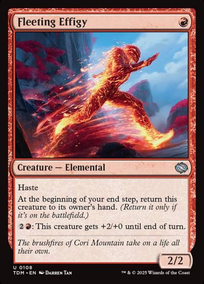 Fleeting Effigy 108 Tarkir: Dragonstorm Magic card