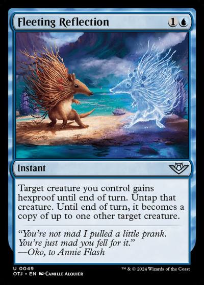 Fleeting Reflection OTJ-49 Outlaws of Thunder Junction Magic card