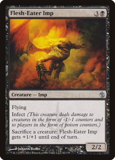 Flesh-Eater Imp MBS-42 Mirrodin Besieged Magic card