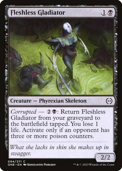 Fleshless Gladiator ONE-94 Phyrexia: All Will Be One Magic card