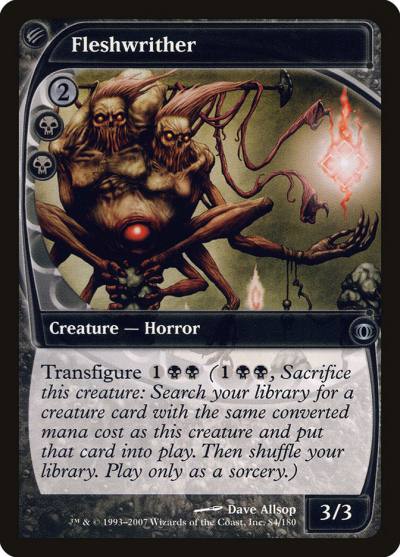 Fleshwrither 84 Future Sight Magic card