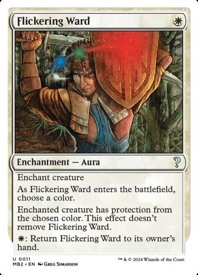 Flickering Ward MB2-11 Mystery Booster 2 Magic card