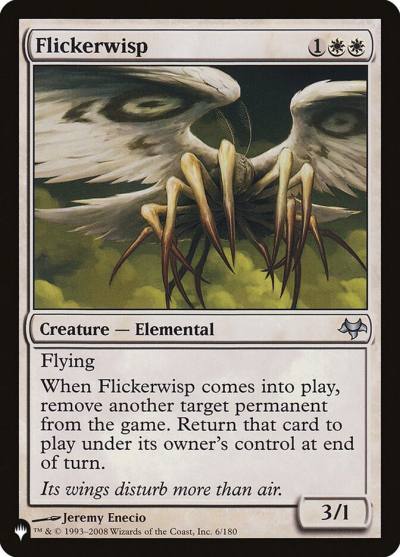 Flickerwisp EVE-6 The List Magic card