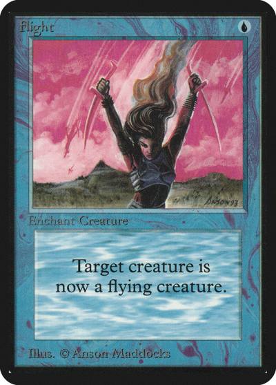Flight LEA-58 Limited Edition Alpha Magic card