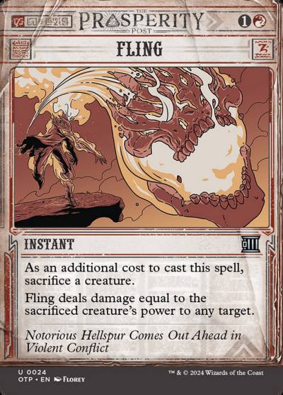 Fling OTP-24 Breaking News Magic card