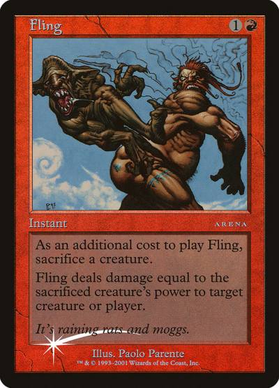 Fling PAL01-6 Arena League 2001 Magic card