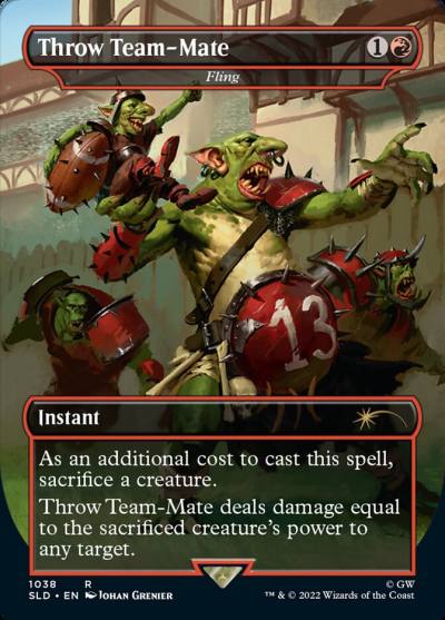 Fling SLD-1038 Secret Lair Drop Magic card