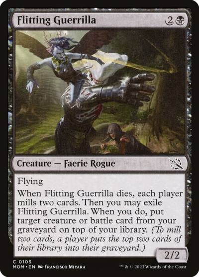 Flitting Guerrilla MOM-105 March of the Machine Magic card