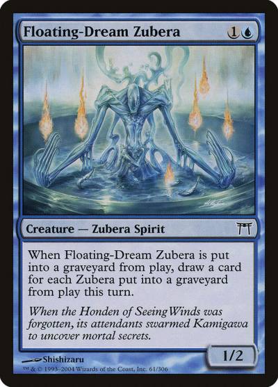 Floating-Dream Zubera CHK-61 Champions of Kamigawa Magic card