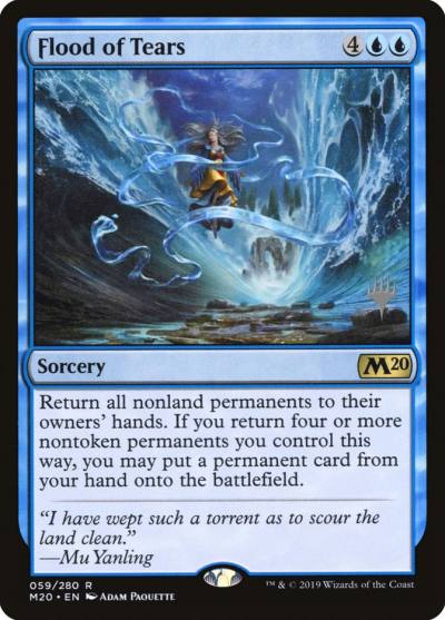 Flood of Tears PM20-59P Core Set 2020 Promos Magic card