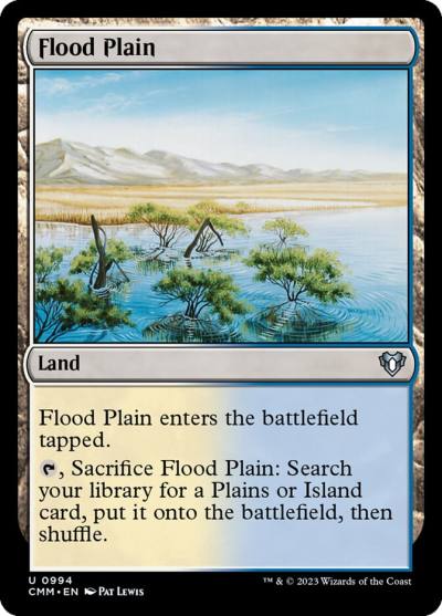 Flood Plain CMM-994 Commander Masters Magic card