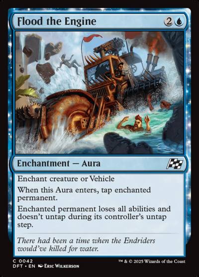 Flood the Engine DFT-42 Aetherdrift Magic card