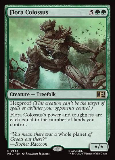 Flora Colossus MSC-561 Marvel Super Heroes Commander Magic card