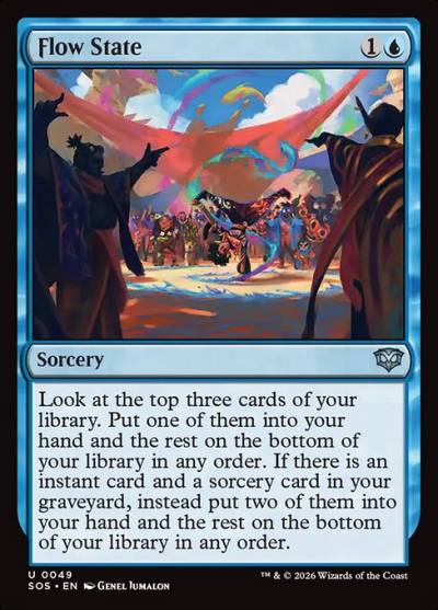Flow State SOS-49 Secrets of Strixhaven Magic card