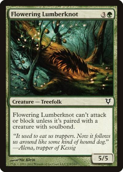 Flowering Lumberknot 178 Avacyn Restored Magic card