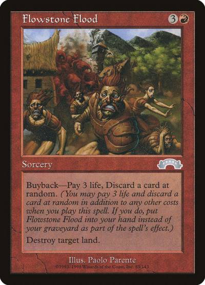 Flowstone Flood EXO-83 Exodus Magic card