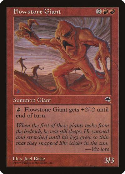 Flowstone Giant TMP-174 Tempest Magic card