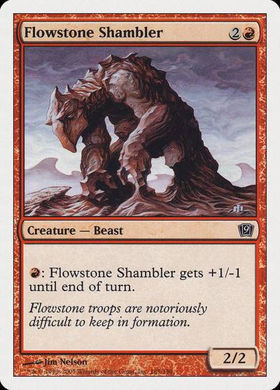 Flowstone Shambler 9ED-185 Ninth Edition Magic card