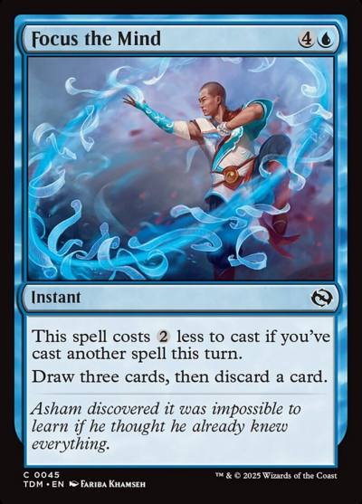 Focus the Mind TDM-45 Tarkir: Dragonstorm Magic card