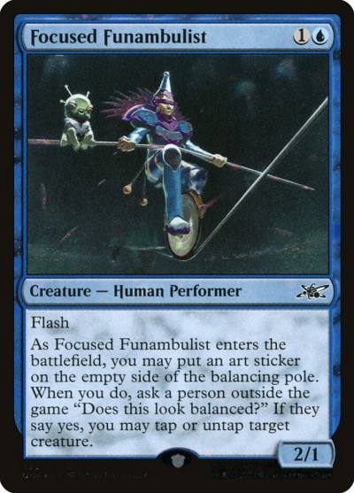 Focused Funambulist UNF-333 Unfinity Magic card