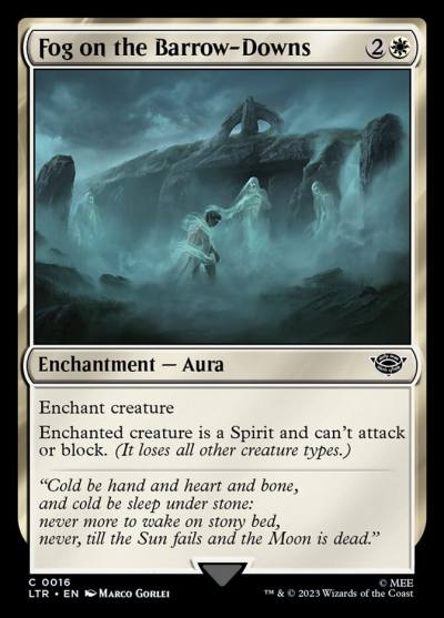 Fog on the Barrow-Downs LTR-16 The Lord of the Rings: Tales of Middle-earth Magic card