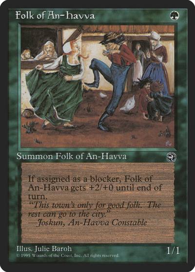 Folk of An-Havva HML-87A Homelands Magic card