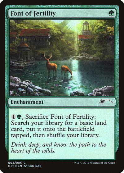 Font of Fertility CP1-3 Magic 2015 Clash Pack Magic card