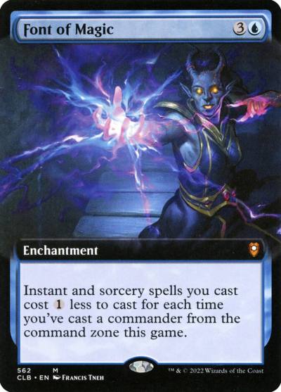 Font of Magic CLB-562 Commander Legends: Battle for Baldur's Gate Magic card