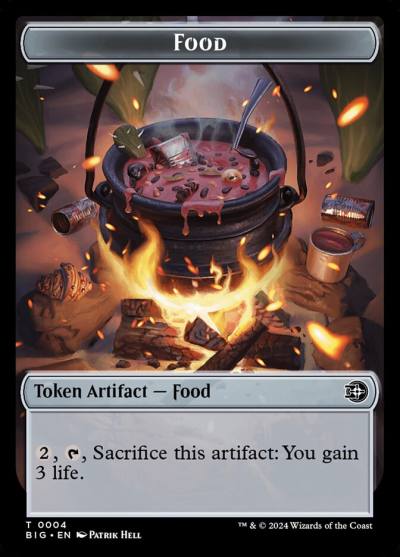 Food TBIG-4 The Big Score Tokens Magic card