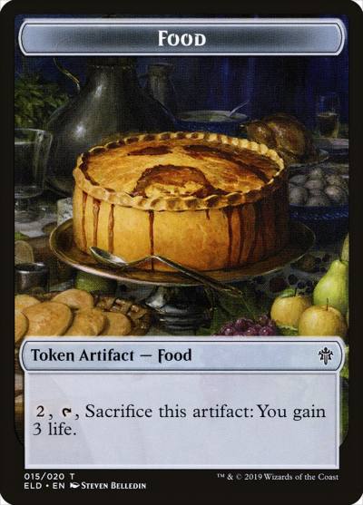 Food TELD-15 Throne of Eldraine Tokens Magic card