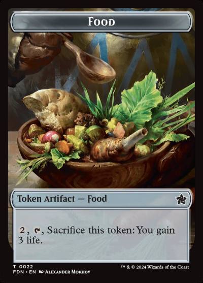 Food TFDN-22 Foundations Tokens Magic card