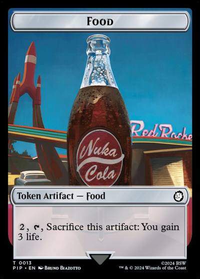 Food TPIP-13 Fallout Tokens Magic card