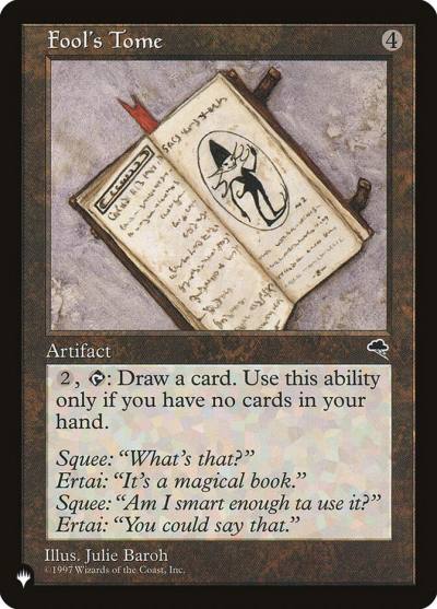 Fool's Tome PLST-TMP-289 The List Magic card