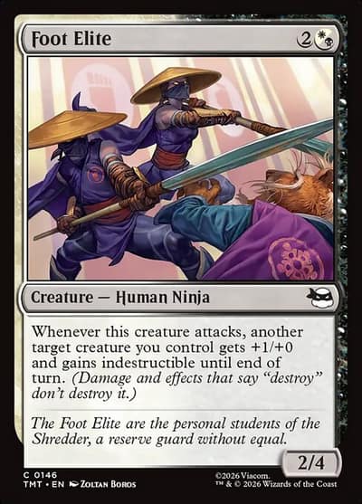 Foot Elite 146 Teenage Mutant Ninja Turtles Magic card
