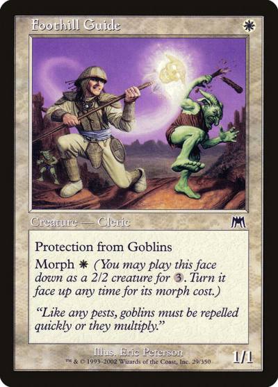 Foothill Guide 29 Onslaught Magic card
