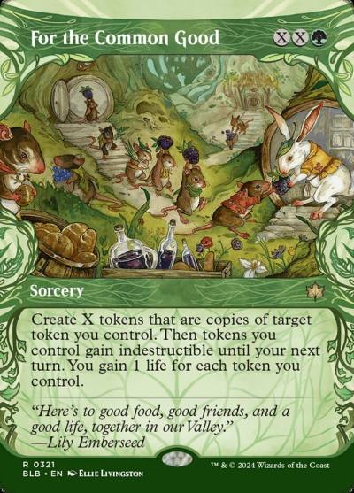 For the Common Good BLB-321 Bloomburrow Magic card