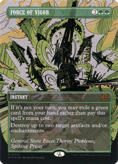 Force of Vigor OTP-73 Breaking News Magic card