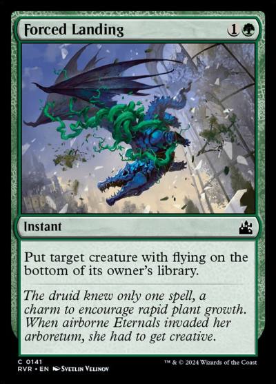 Forced Landing RVR-141 Ravnica Remastered Magic card