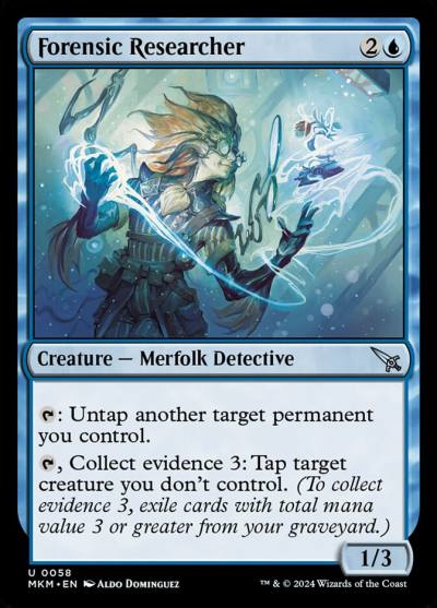 Forensic Researcher 58 Murders at Karlov Manor Magic card