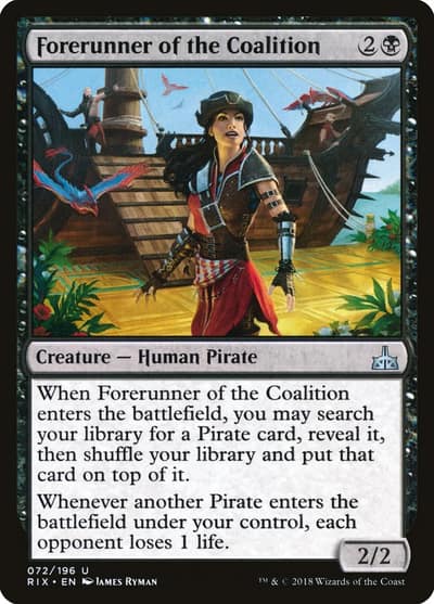 Forerunner of the Coalition 72 Rivals of Ixalan Magic card